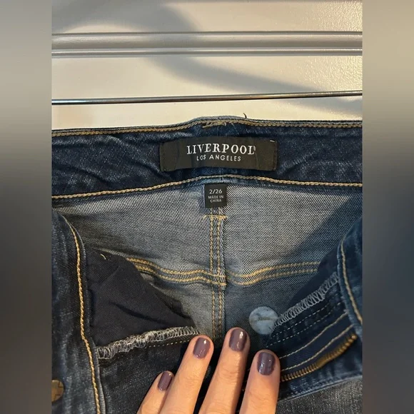 👖The Liverpool Los Angeles Lucy High-Rise
Bootcut Stretch Denim jeans in Size 26 - Picture 7 of 12